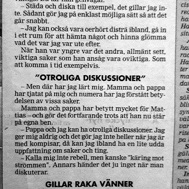 Mattias Thylander svara till analys i SkÜnska Dagbladet 1997