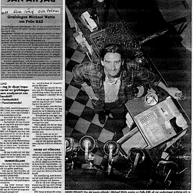 Pelle KÑll analys i SkÜnska Dagbladet 1997